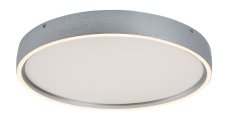 RABALUX 71289 Dewson stropné svietidlo D450mm LED 37W/2480lm 3000K kartáčovaný hliník, biela