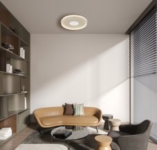 Stropní svítidlo LED 2700–6500K piesková IP20 GLOBO lighting SHIRLEY 48563-30S