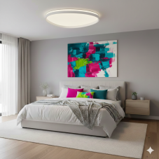 Ideal lux 341491 GEMINI stropní svítidlo D810mm LED 42W 4100/2790lm 2700K bílá ON-OFF