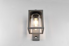 TRIO 212069142 LUNGA exteriérové nástěnné svítidlo 1xE27 V335mm IP44 antracit, senzor