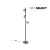 TRIO SELECT 444410307 ORBIT stojacia lampa V1500mm SMD LED 3x8W/3x800lm 2300+3000+4000K čierna, nikel matný, ON/OFF