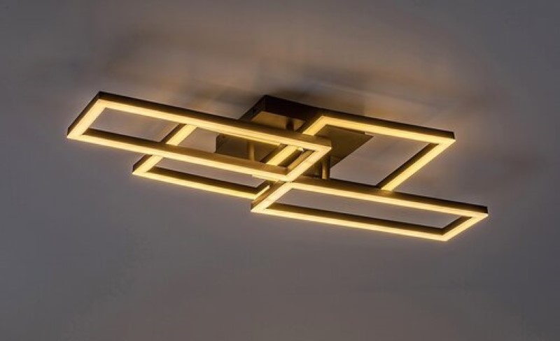 RABALUX 71389 Drusus stropní svítidlo LED 40W/3050lm 3000-6500K černá, bílá, stmívatelné, dálkový ovladač