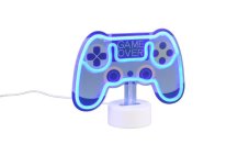 TRIO Reality R55911101 CONTROL dekorační stolní lampička SMD LED V180mm 1,2W modrá, bílá