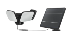 Solárne nástenné svietidlo so senzorom LED 5000K čierna IP65 PHILIPS UltraEfficient Zyren 8721103105455