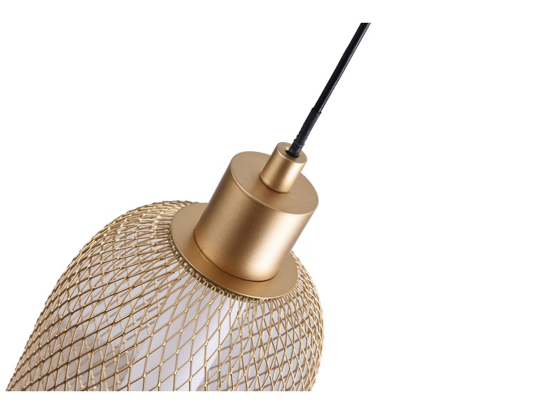 LED závesné svietidlo 3200 lm 3000-5700K zlaté Zuma Line SAAR MD2596-5A-3BGT