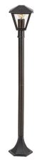 RABALUX 7150 Paravento exteriérové stojanové svítidlo/sloupek V1020mm 1xE27 IP44 černá, průhledná