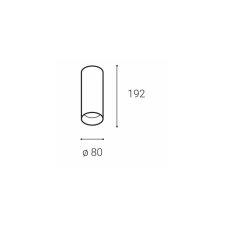 LED2 1251431 LUKY stropné povrchové bodové svietidlo LED 10-20W 3000K biela