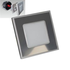 Emithor 48304 STEP LIGHT svítidlo do stěny LED 1W,60lm,4000K,nerez,zrcadlo