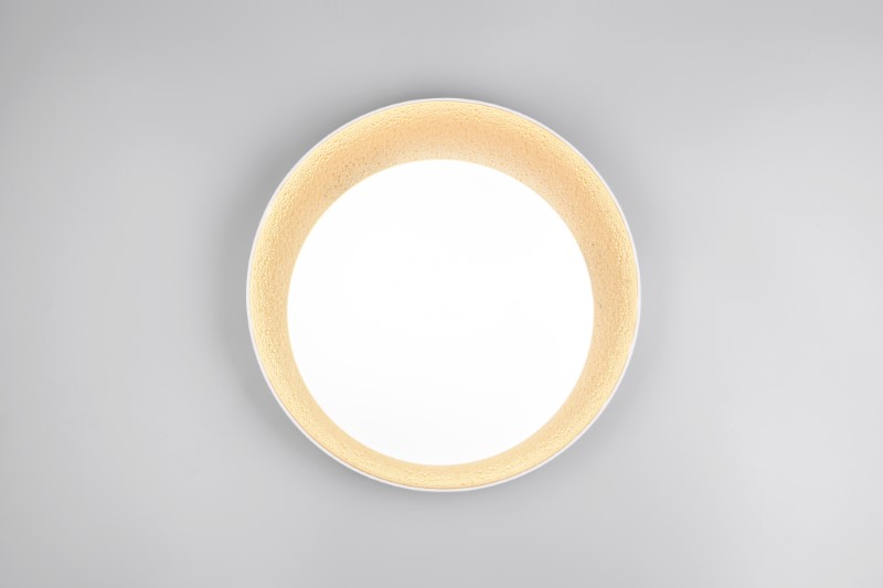 TRIO Reality R64611179 ALETA stropní svítidlo D450mm SMD LED 24W/2500lm 2700 - 6500K zlatá, dálkový ovladač