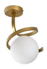 RABALUX 71301 Sarabi stropní svítidlo D190mm 1xE27 zlatá, bílá