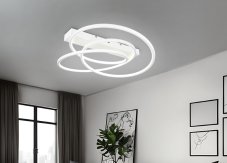 TRIO 649110131 DARVIN stropní svítidlo SMD LED 34W/4500lm 2300+3000+4000K bílá matná, switchdimmer