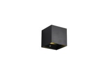 TRIO Reality R27759132 TALENT venkovní nástěnné svítidlo se senzorem SMD LED 2x5W/50lm 3000K IP44 černá matná, nabíjecí baterie, USB-C port