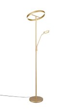 TRIO 449510279 WILLIS stojacia lampa V1800mm SMD LED 39W/4600lm, 5,5W/550lm 2700+3200+4000K zlatá
