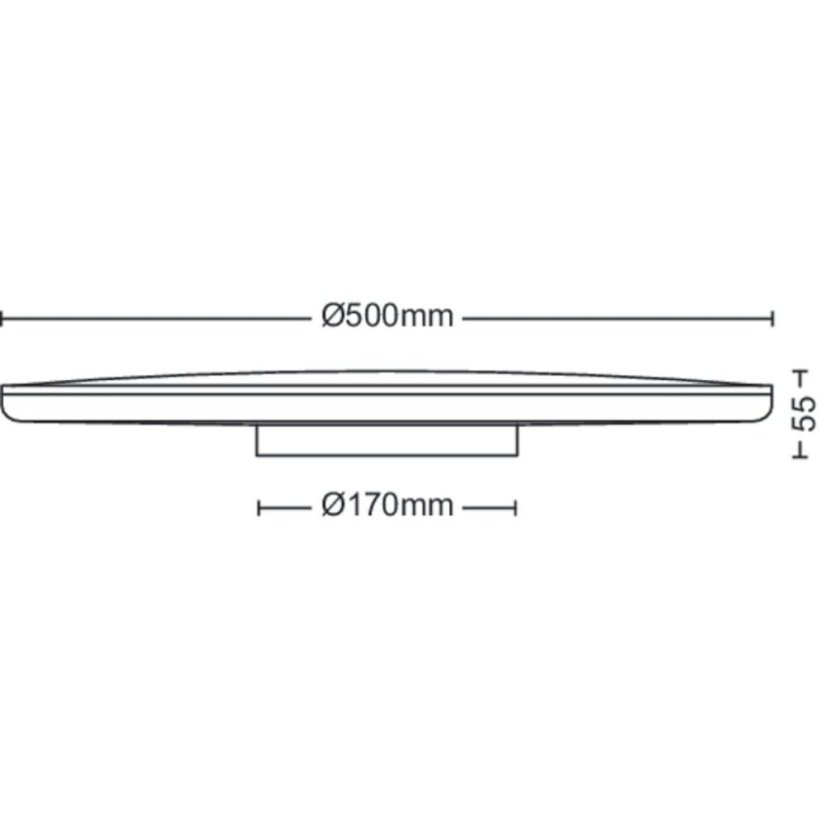 Philips 8719514432109 Ozziet stropní svítidlo LED 36W/4100lm 4000K bílá SceneSwitch