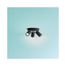 Philips 8720169299054 Idris stropné bodové svietidlo/spot D196mm 3xGU10 IP44 čierna, ClickFix