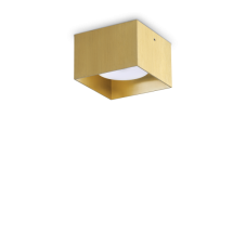 Ideal Lux 317502 SPIKE SQUARE stropné bodové svietidlo 1xGX53 100x100mm mosadzná