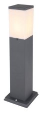 GLOBO 31731 HERRI venkovní sloupek 1xE27 V450mm IP44 antracit, opál