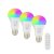 IMMAX 07712CDO NEO LITE Smart žárovka LED E27 9W 806lm 2700K-6500K RGB bílá tři kusy v balení