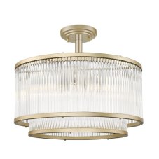 Stropní svítidlo 42 cm 5x E14 matná zlatá Zuma Line SERGIO C0528-05H-V6AC