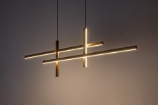 RABALUX 72366 Severine závesné svietidlo LED 40W/2000lm 3000K čierna, zlatá, biela