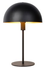 LUCIDE 45596/01/30 SIEMON stolná lampička V400mm 1xE14 čierna