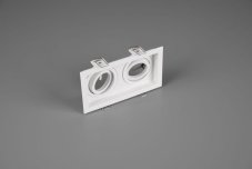 TRIO 651600231 KENAI zápustné bodové svietidlo výklopné 2xGU10 matná biela