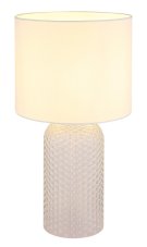 GLOBO 21735W SOFIA stolní lampa V500mm 1xE27 bílá