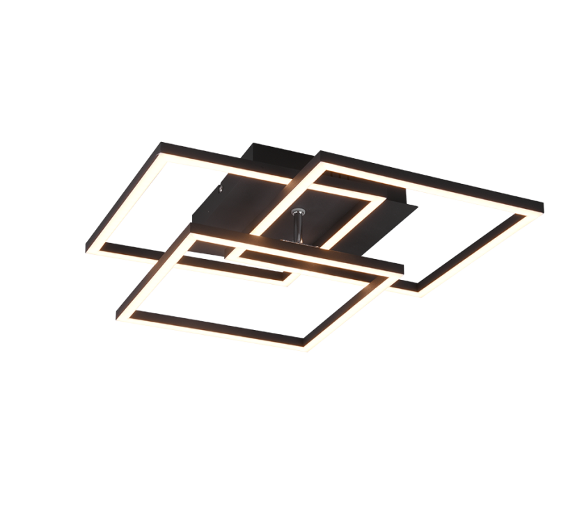 TRIO R62883132 MOBILE stropní svítidlo LED 28W/3200lm 2700-6000K matná černá, dálkový ovladač