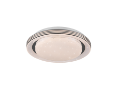 TRIO R67042800 ATRIA stropné svietidlo LED D270mm 10,5W/1080lm 3000-6000K biela, stmievateľné, diaľkový ovládač, starlight efekt