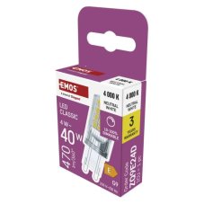 LED žiarovka G9 4W 4000K EMOS CLASSIC ZQ9E24D