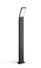 Zahradní sloupkové svítidlo LED 2700K antracitová IP44 PHILIPS UltraEfficient Splay 8721103110039