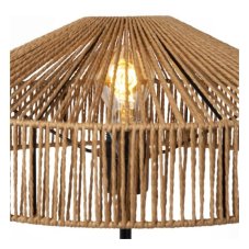 LUCIDE 10513/40/72 YUNKAI stolní lampa V500mm 1xE27 černá, přírodní