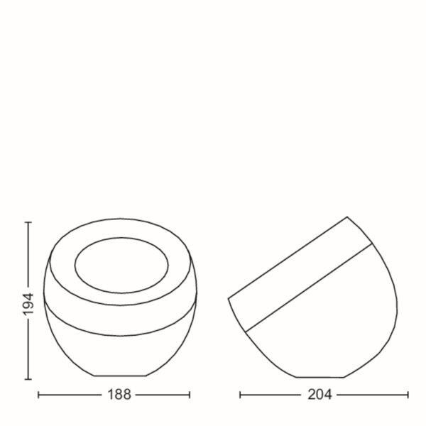 Philips Hue Iris (gen4) 8719514264489 LED náladová stolná lampa 8,1W 2000-6500K+RGB čierna IP20 Bluetooth