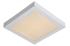 Lucide 28117/30/31 BRICE čtvercové stropní stmívatelné koupelnové LED svítidlo 30W IP44