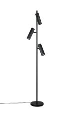 TRIO 467700332 SOKA stojacia lampa V1500mm 3xGU10 čierna