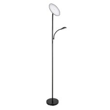 Stojacia lampa LED 1840lm 3000 / 4200 / 6500K čierna IP20 Rabalux Halina 98074084
