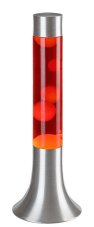 RABALUX 76025 Poppilol lávová lampa D55mm LED 25W/34lm 3000K stříbrná, červená