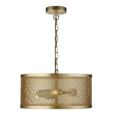 Searchlight 12483-3GO Fishnet závěsné svítidlo E27 3 x 60W