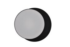 LUTEC 5205801012 GOLETA exteriérové stropní svítidlo LED D300mm 24,3W/1700lm 3000+4000K IP44 černá