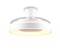 Stropný ventilátor so svetlom LED 2700–6500K biela IP20 TRIO Reality VANSBRO R69652101 časovač