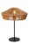 LUCIDE 10513/40/72 YUNKAI stolní lampa V500mm 1xE27 černá, přírodní