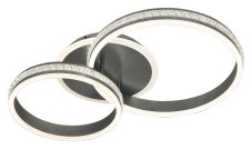 RABALUX 2229 Avalon stropní svítidlo LED 50W/3150lm 4000K kartáčovaný hliník, bílá