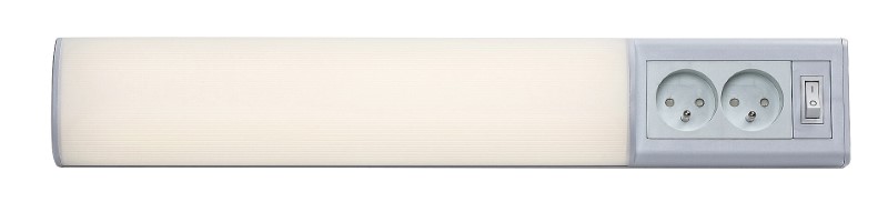 RABALUX 78040 Bath 2E svietidlo pod kuchynskú linku so zásuvkou š500mm LED 10W/900lm 4000K biela