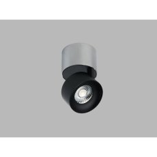 LED2 11508253DT KLIP ON stropné povrchové bodové svietidlo LED D77mm 11W/770lm 2700K TRIAC chróm, čierna