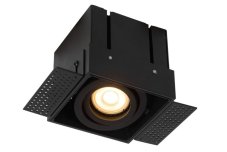 LUCIDE 09925/01/30 TRIMLESS Zápustné bodové svítidlo GU10 1x50W černá
