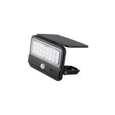RABALUX 77040 Flaxton solární nástěnné svítidlo se senzorem LED 7W/700lm 4000K IP54 černá, průhledná