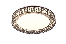 TRIO Reality R67321102 CLUSTER stropní svítidlo SMD LED D480mm 40W/4300lm 2700-6500K černá bílá, stmívatelné, dálkový ovladač