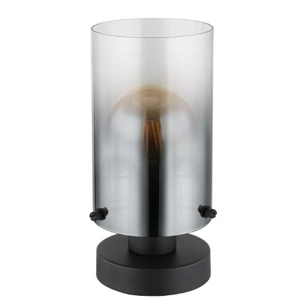 GLOBO 15907T FLORENTINA stolná lampička V263mm 1xE27 čierna, dymová