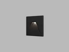 LED2 2390653 WALK II zápustné orientační svítidlo LED 85x85mm 3W/120lm 3000-4000-6000K černá
