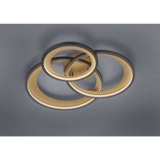 TRIO 673810332 GRANADA stropní svítidlo LED 36W/4300lm 3000K matná černá, switchdimmer